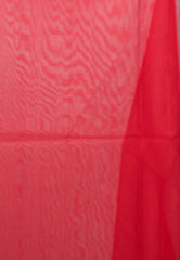 Red Kora Handloom Saree With Blouse Piece - Adi Akshoy & Co.