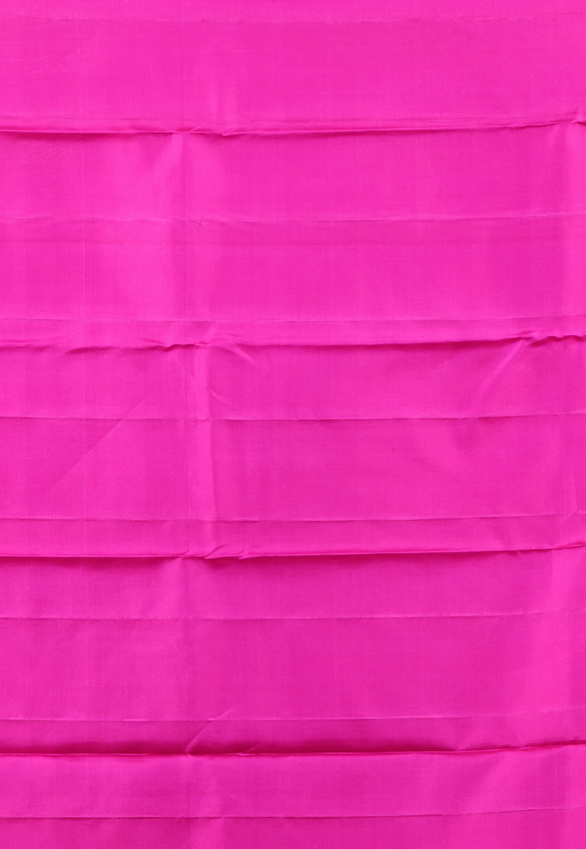Vibrant Pink Pure Kanjivaram Silk Saree With Blouse Piece - Adi Akshoy & Co.