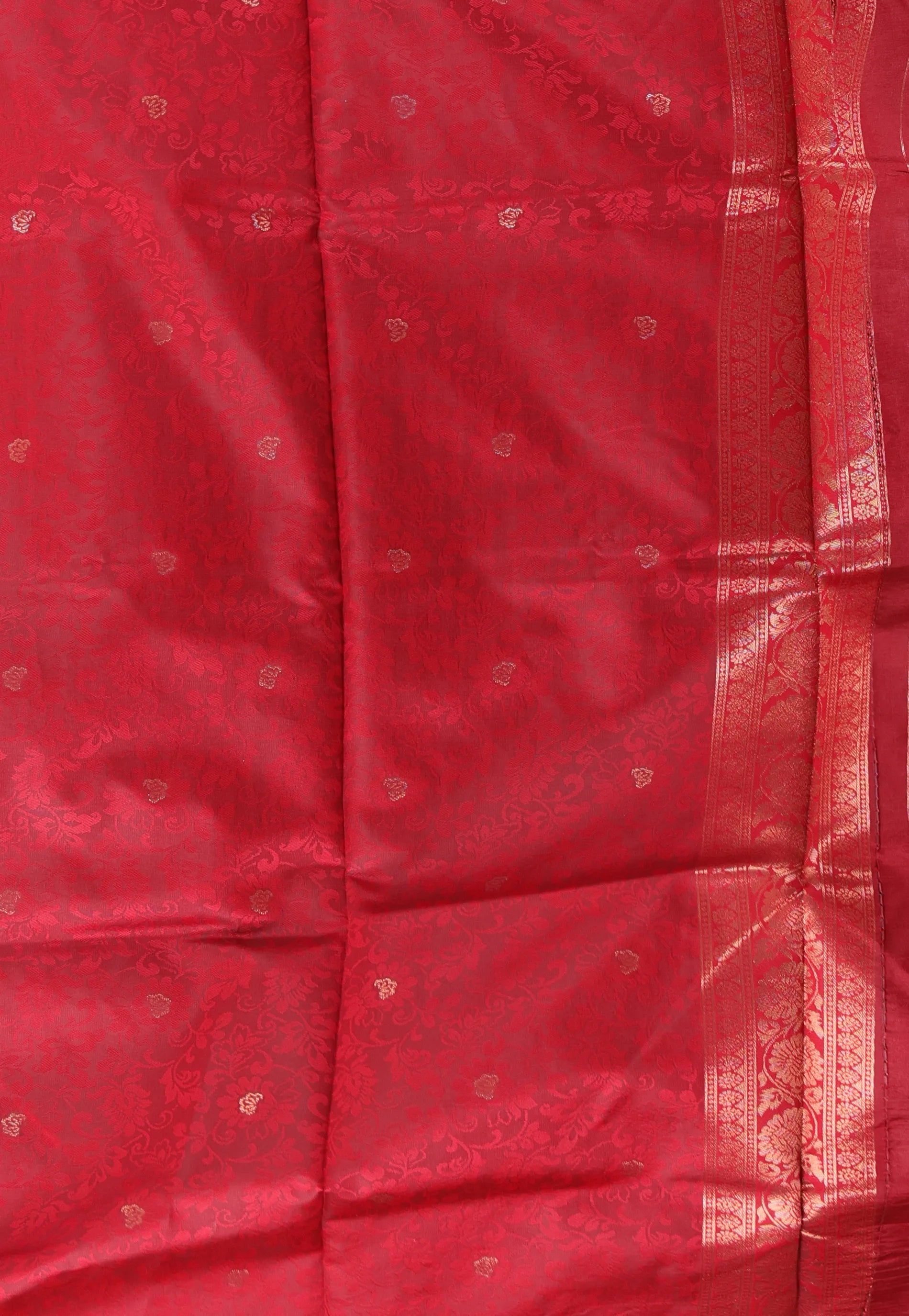 Rama Green with Red Border Ikkat Silk Saree With Blouse Piece - Adi Akshoy & Co.