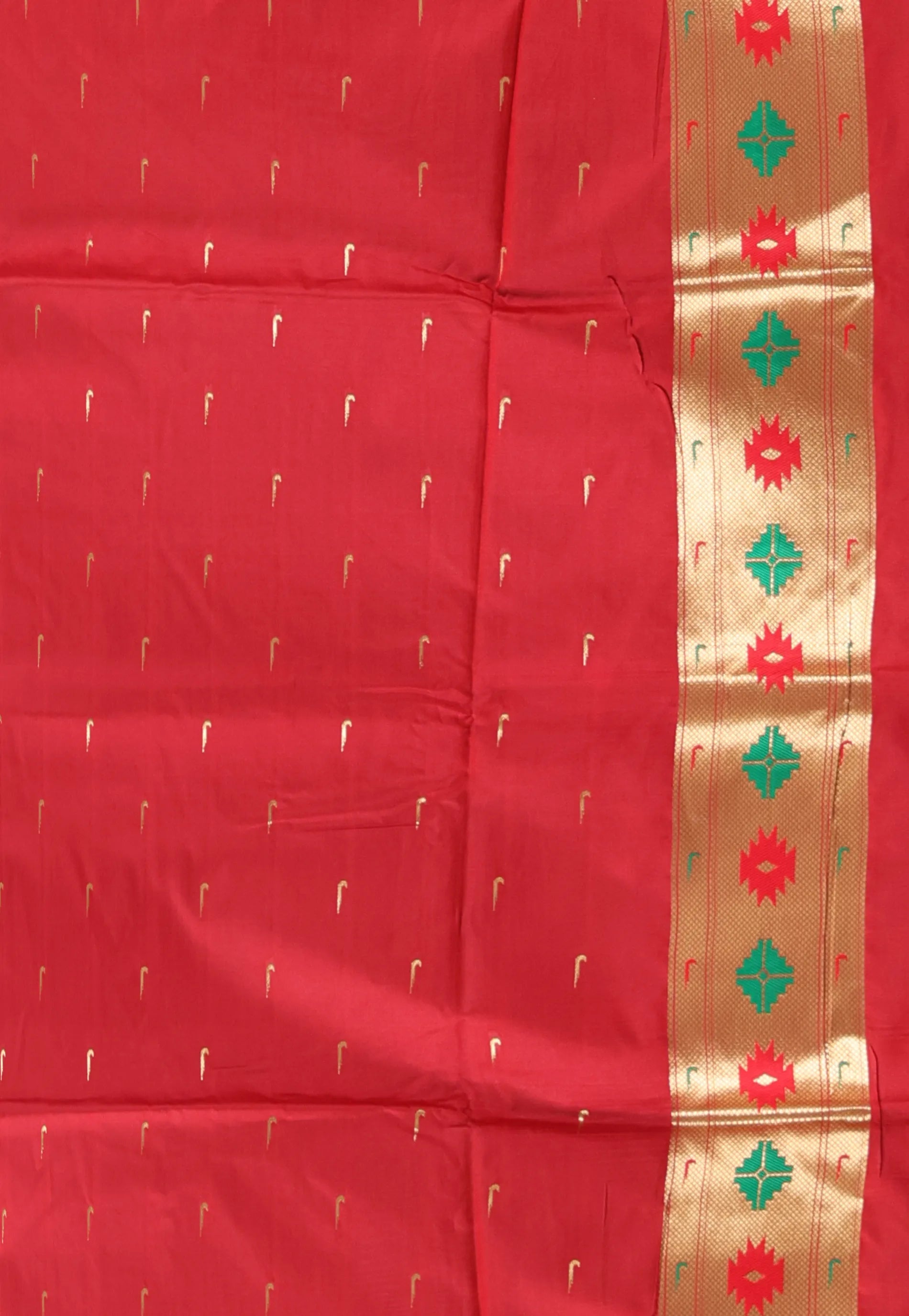 Bottle Katan Silk Saree With Blouse Piece - Adi Akshoy & Co.