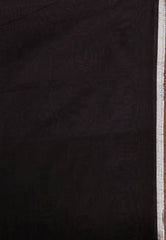 Black Handloom Saree With Blouse Piece - Adi Akshoy & Co.