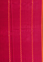 Rani Pink Handloom Saree With Blouse Piece - Adi Akshoy & Co.