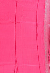 Rani Pink Mashru Silk Saree with Blouse Piece - Adi Akshoy & Co.