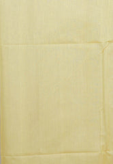 Yellow Kora Saree With Blouse Piece - Adi Akshoy & Co.