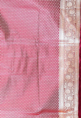 Magenta Wedding Banarasi Silk Saree with Blouse Piece - Adi Akshoy & Co.