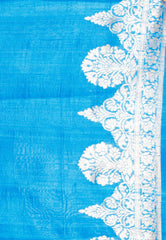 Rani Pink Tussar Pure Silk Saree with Blouse Piece - Adi Akshoy & Co.
