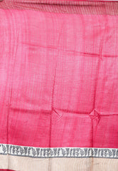 Grey Tussar Silk Saree with Blouse Piece - Adi Akshoy & Co.