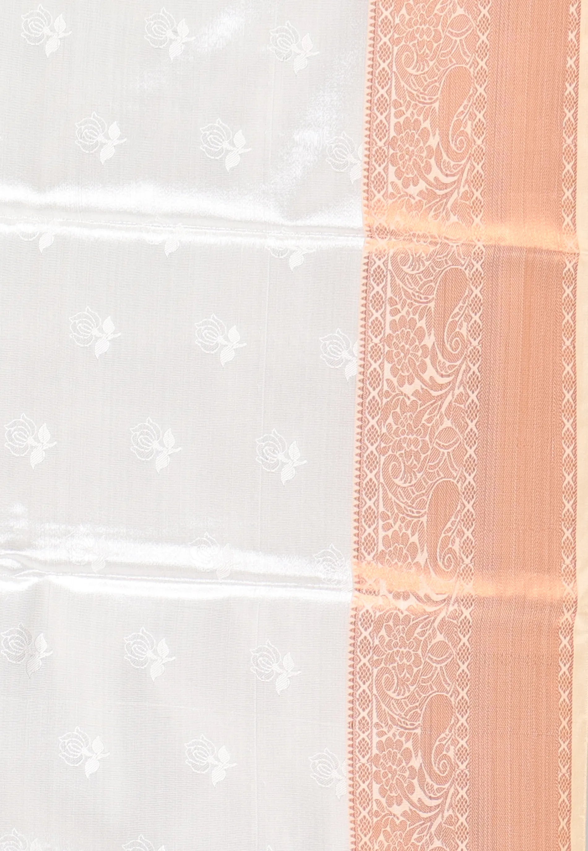 Grey Tissue Kanjivaram Silk Saree With Blouse Piece - Adi Akshoy & Co.