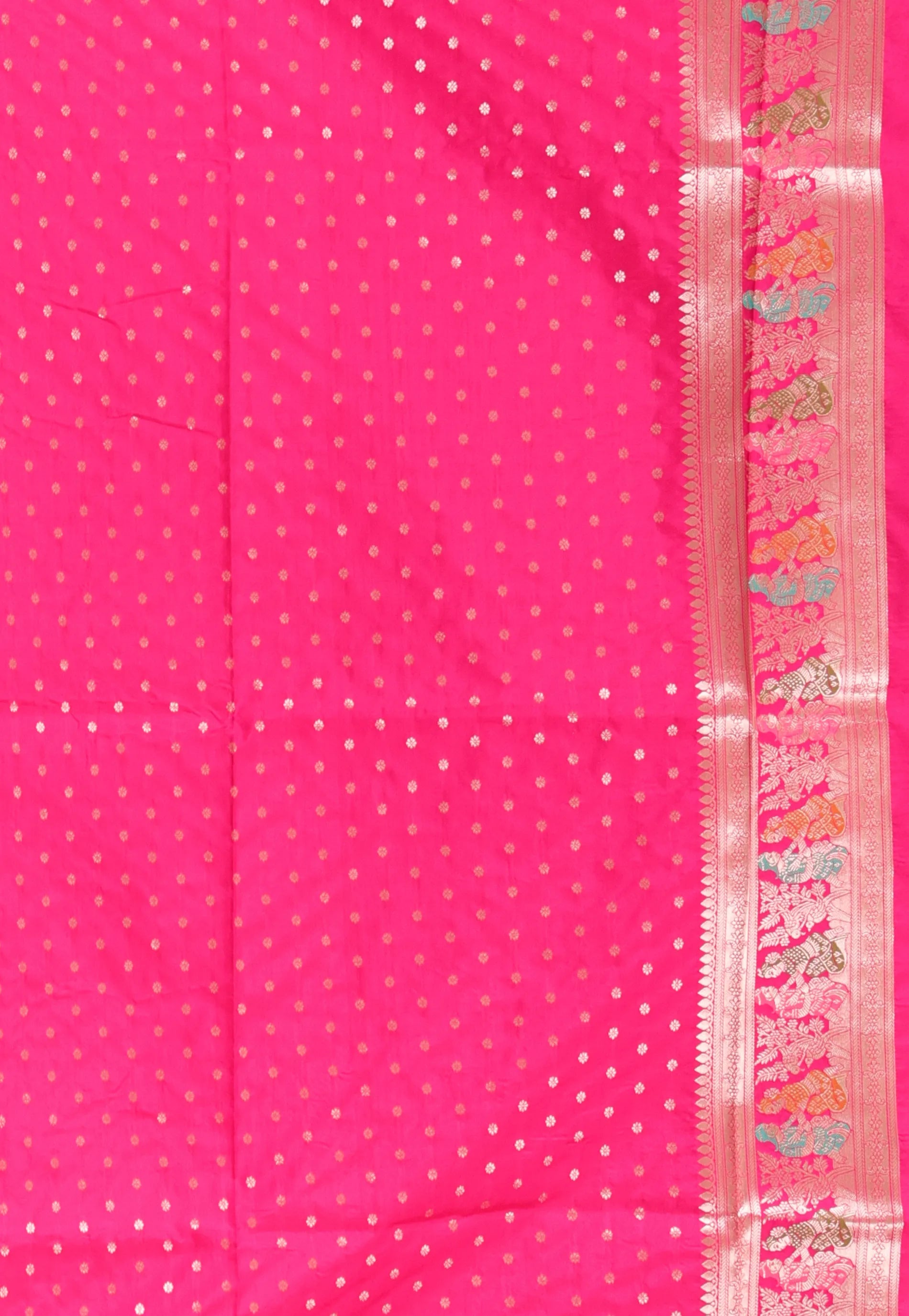 Rani Baluchari Silk Saree with Blouse Piece - Adi Akshoy & Co.