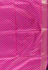 Rama Green with Rani Border Mashru Silk Saree with Blouse Piece - Adi Akshoy & Co.