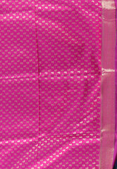 Rama Green with Rani Border Mashru Silk Saree with Blouse Piece - Adi Akshoy & Co.