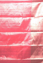 Pink Tissue Kanjivaram Pure Silk Saree With Blouse Piece - Adi Akshoy & Co.
