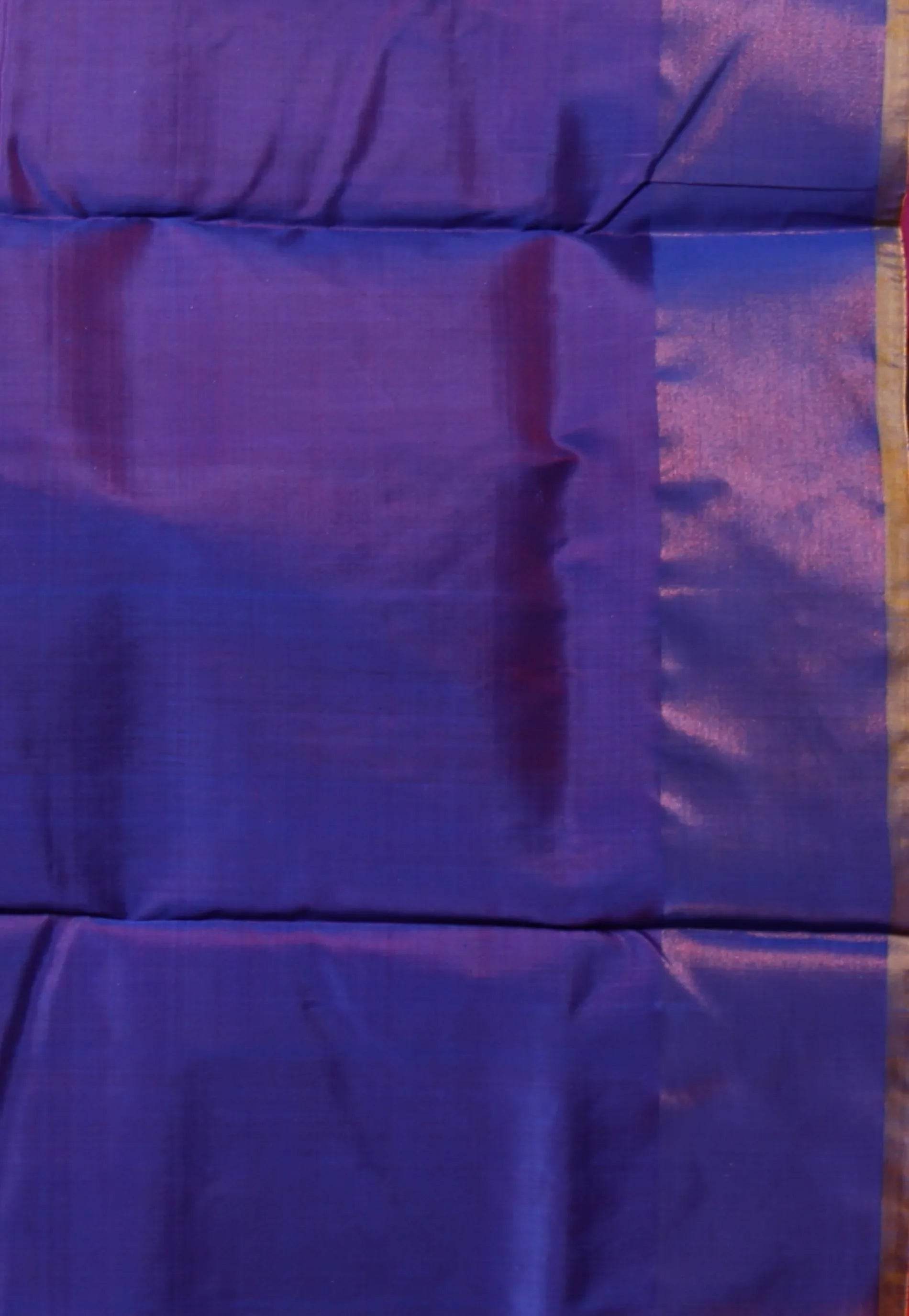 Pink Ikkat Pure Silk Saree With Blouse Piece - Adi Akshoy & Co.