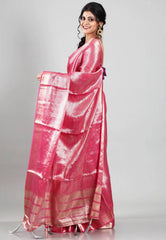 Rani Tissue Silk Saree with Blouse Piece - Adi Akshoy & Co.