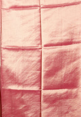 Red Tissue Silk Saree with Blouse Piece - Adi Akshoy & Co.