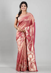 Rani Tissue Silk Saree with Blouse Piece - Adi Akshoy & Co.