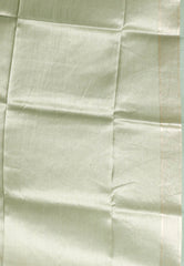 Sea Green Tussar Silk Saree with Blouse Piece - Adi Akshoy & Co.