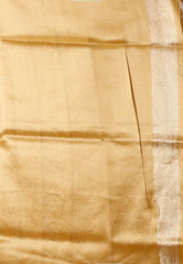 Golden Tissue Silk Saree with Blouse Piece - Adi Akshoy & Co.