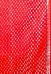 Red Wedding Banarasi Silk Saree with Blouse Piece