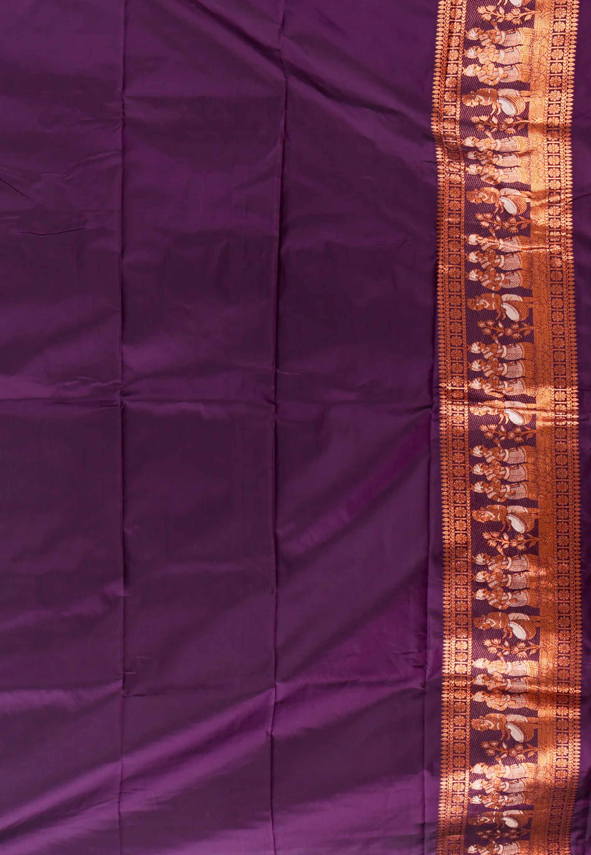 Grey Baluchari Silk Saree with Blouse Piece