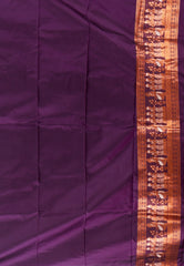 Grey Baluchari Silk Saree with Blouse Piece