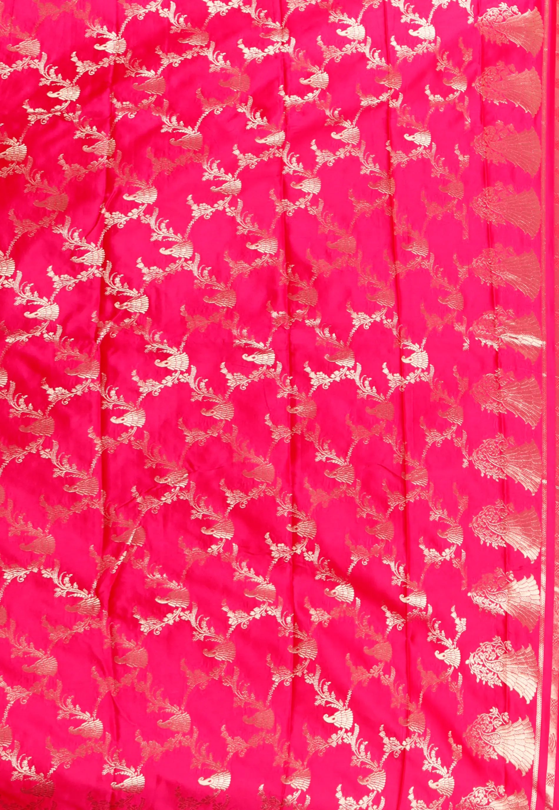 Rani Mashru Silk Saree with blouse Piece