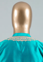 Sea Green Punjabi with Zari work - Adi Akshoy & Co.