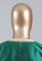 Bottle Green Punjabi with Embroidery Golden Zari Work