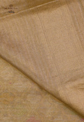 Tussar Colour Exclusive Pure Tissue Silk Saree with Blouse Piece - Adi Akshoy & Co.