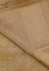 Tussar Colour Exclusive Pure Tissue Silk Saree with Blouse Piece - Adi Akshoy & Co.