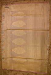 Tussar Colour Exclusive Pure Tissue Silk Saree with Blouse Piece - Adi Akshoy & Co.