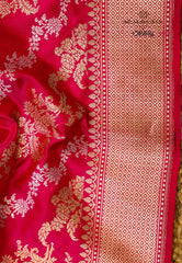Rani Pure Exclusive Kadwa Katan Silk Saree with Blouse Piece - Adi Akshoy & Co.