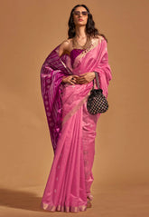 Rani Tussar Silk Saree with Blouse Piece - Adi Akshoy & Co.