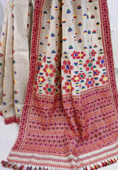 Pure Muga Assam Silk Saree With Blouse Piece - Adi Akshoy & Co.