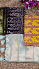 Combo of 3 - Modal, Tissue Silk & Dhakai Jamdani Sarees