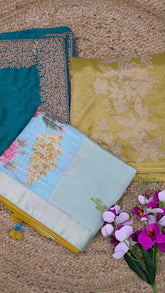 Combo of 3 - Embroidery Sarees