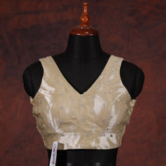 Metal Gold V-Neck Blouse - Akshayi