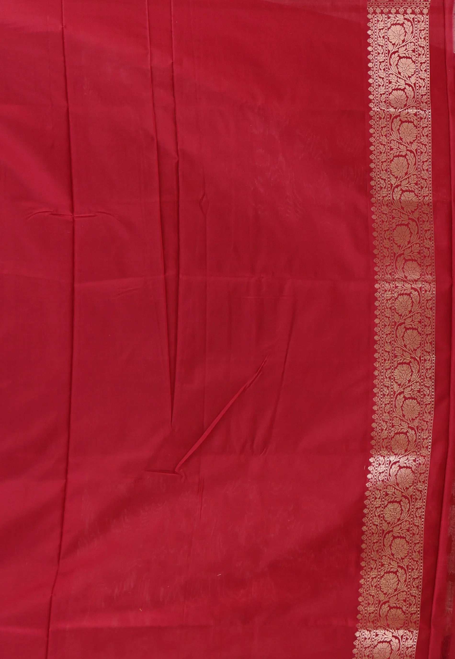 Beige with Magenta Border Tussar Silk Saree with Blouse Piece - Adi Akshoy & Co.