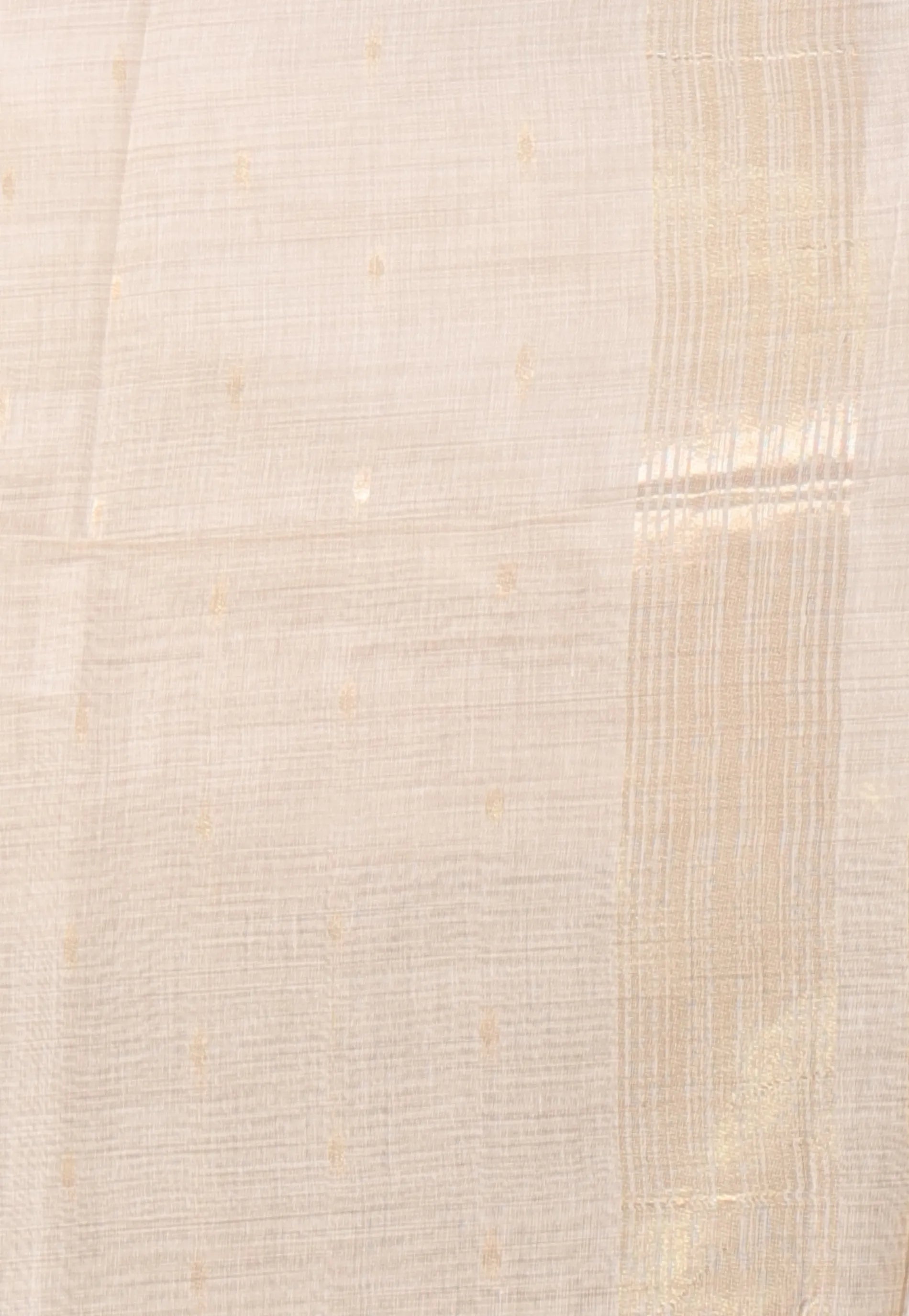 OffWhite with Rani Border Tussar Silk Saree with Blouse Piece - Adi Akshoy & Co.