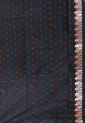 Black Baluchari Silk Saree with Blouse Piece - Adi Akshoy & Co.