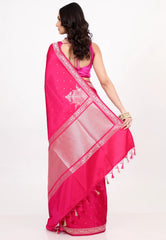 Cross Rani Mashru Silk Saree with Blouse Piece - Adi Akshoy & Co.