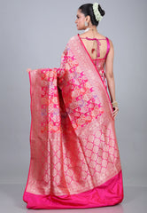 Rani Pure Exclusive Rangkat Katan Silk Saree With Blouse Piece - Adi Akshoy & Co.