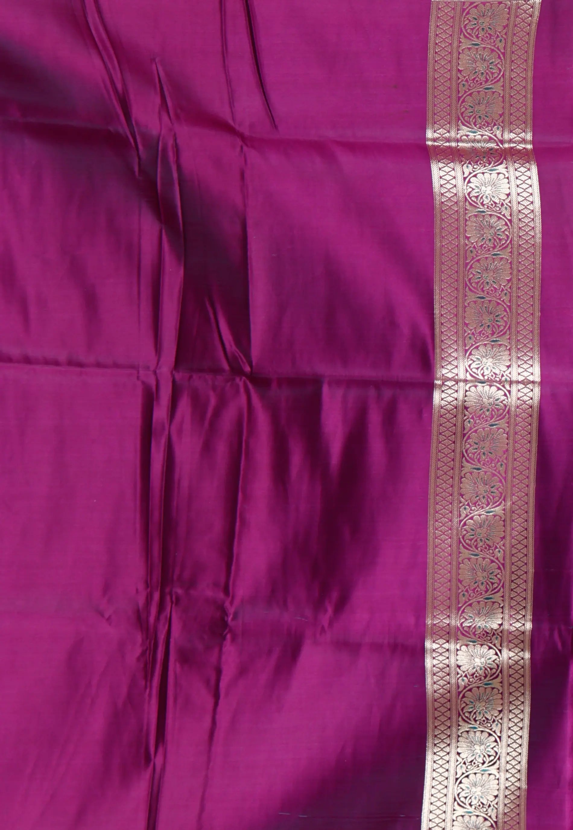 Dual colour of Purple and Rama Green Pashmina Wedding Banarasi Silk Saree with Blouse Piece