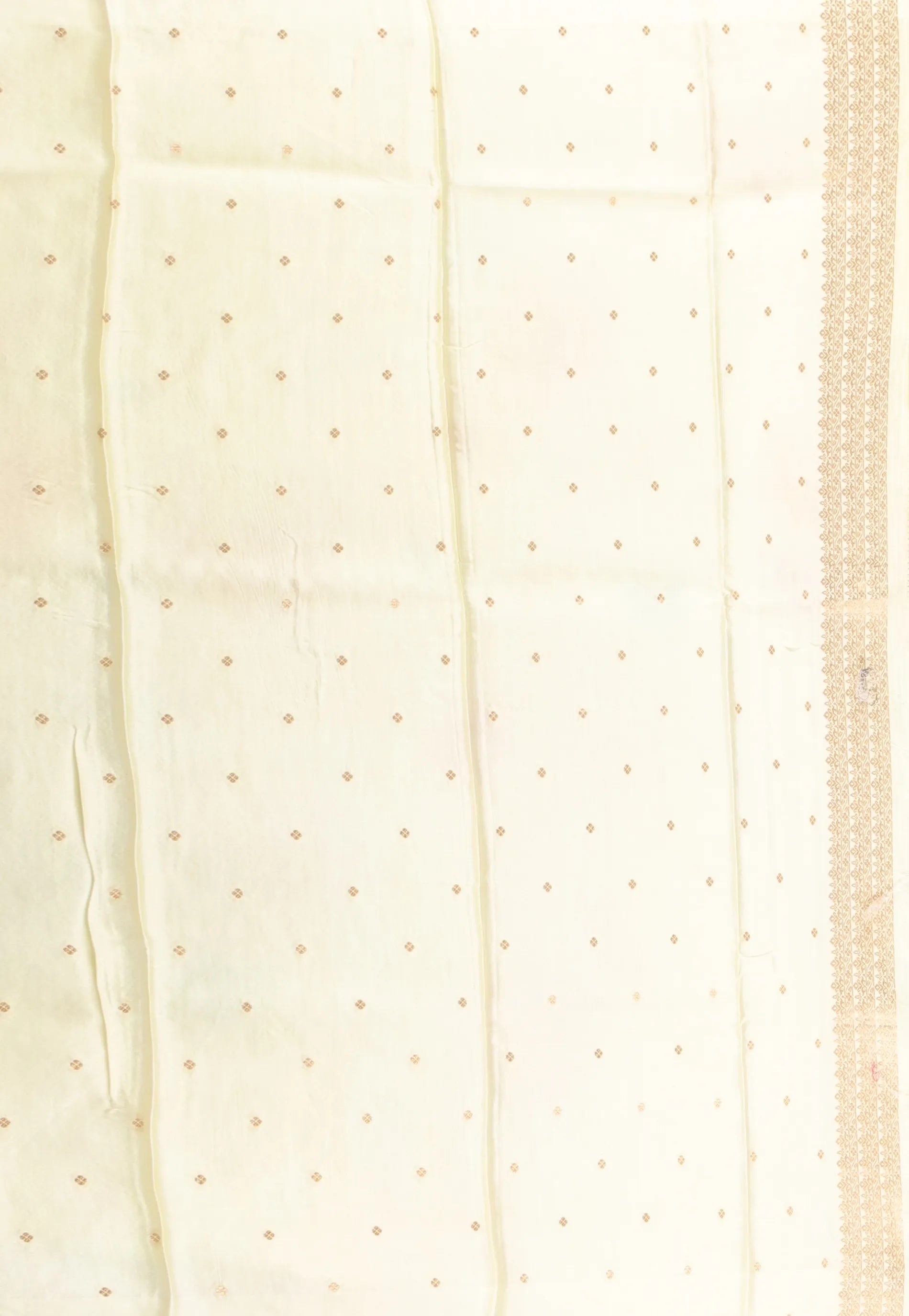 Light Yellow Floral Digital Print Mashru Silk Saree with Blouse Piece - Adi Akshoy & Co.