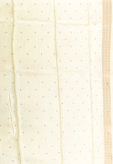 Light Yellow Floral Digital Print Mashru Silk Saree with Blouse Piece - Adi Akshoy & Co.