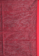 Maroon Handloom Saree With Blouse Piece