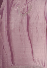Mauve Tissue Embroidery Saree with Blouse Piece