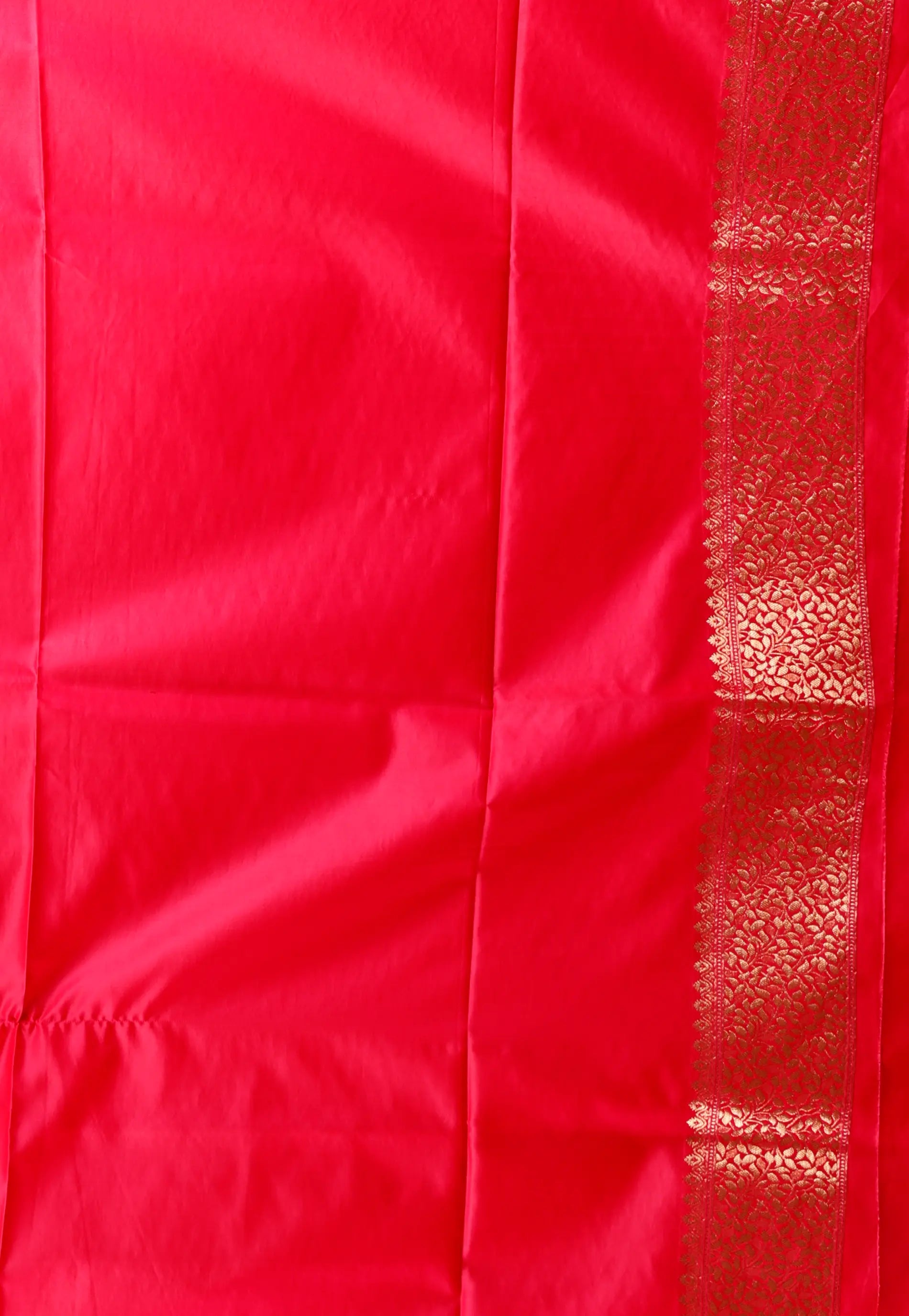 Rani Pink Mashru Silk Saree with Blouse Piece