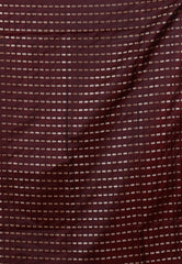 Maroon Wedding Banarasi Silk Saree with Blouse Piece