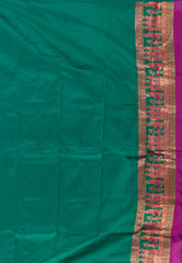 Magenta Baluchari Silk Saree with Blouse Piece